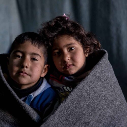 Hlý teppi fyrir 4 börn